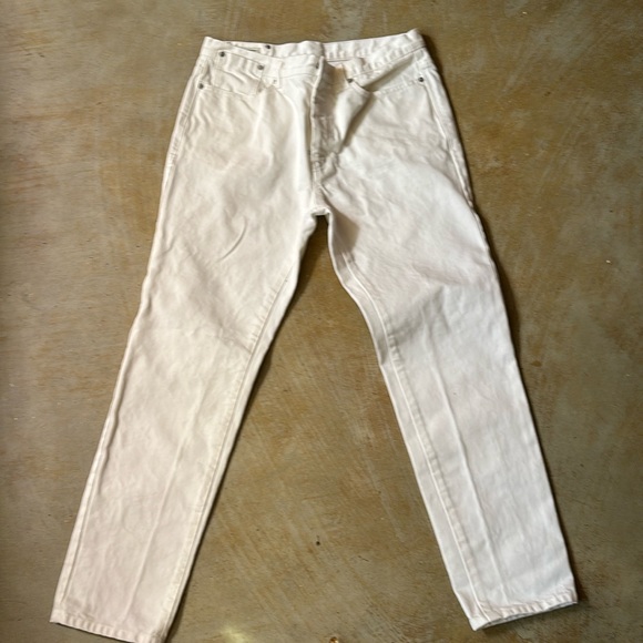 Dries Van Noten Denim - Dries Van Noten white jeans